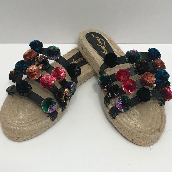 Free People Pom Pom sandals 38 - Picture 2 of 12